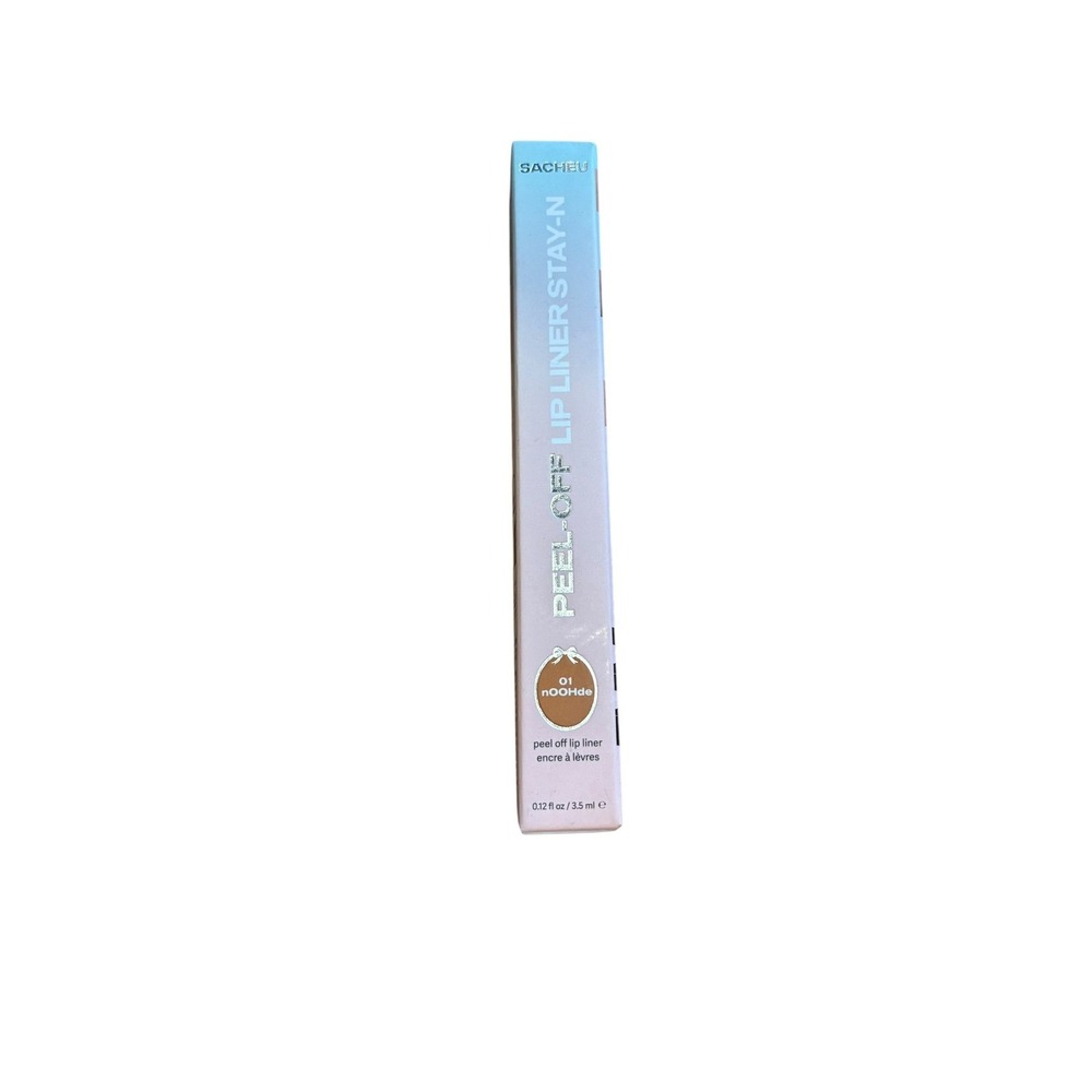 Sacheu Lip Liner STAY-N Peel-Off Lip Stain Shade 01 nOOHde Nude New in Box
